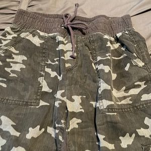 Camouflage cargo pants